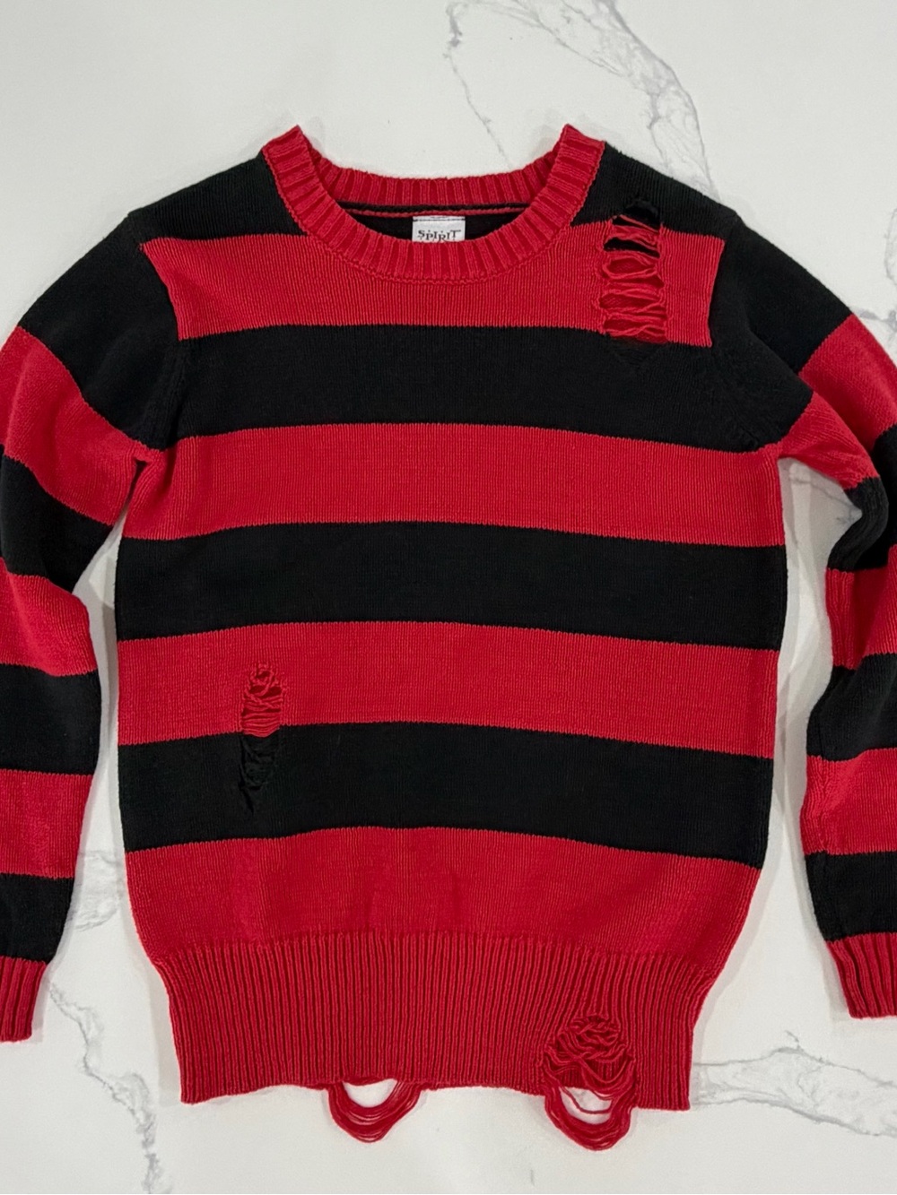 Spirit Halloween Freddy Krueger Sweater Youth Medium Nightmare on Elm Street